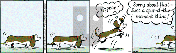 Fred Basset on Monday April 26, 2021 Comic Strip