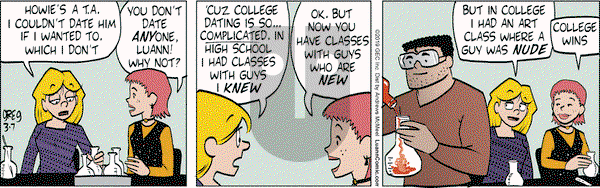 Luann - Thursday March 7, 2019 Comic Strip