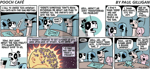 Pooch Cafe on Sunday October 21, 2007 Comic Strip