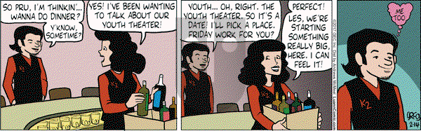 Luann on Tuesday February 14, 2017 Comic Strip