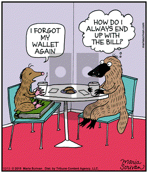 Half Full - Tuesday October 13, 2015 Comic Strip