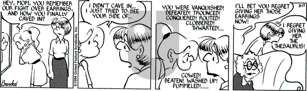 9 Chickweed Lane on Wednesday August 17, 1994 Comic Strip