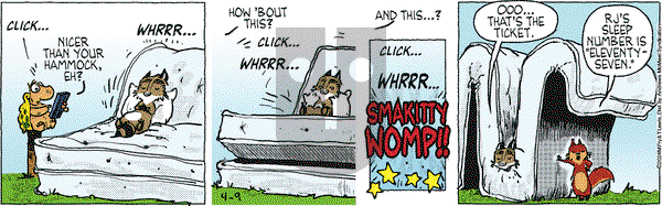 Over the Hedge - Tuesday April 9, 2024 Comic Strip