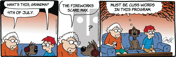 Lola on Friday July 4, 2025 Comic Strip