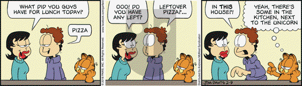Garfield on Friday February 9, 2018 Comic Strip
