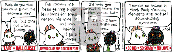 Breaking Cat News on Wednesday April 25, 2018 Comic Strip