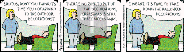 The Born Loser on Monday December 4, 2017 Comic Strip