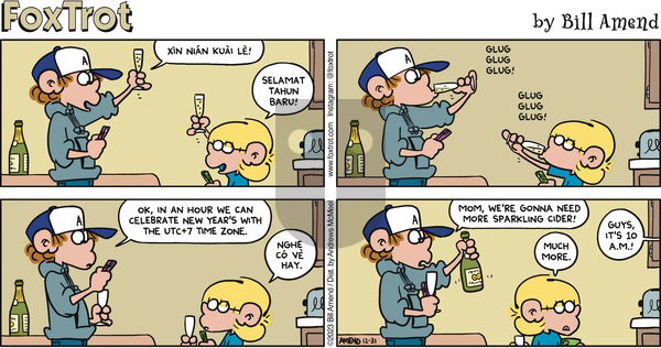FoxTrot on Sunday December 31, 2023 Comic Strip