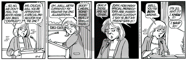 Doonesbury on Wednesday December 4, 1996 Comic Strip