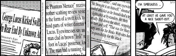 The Boondocks on Monday June 2, 2008 Comic Strip