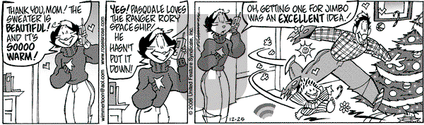 Rose is Rose on Monday December 25, 2006 Comic Strip