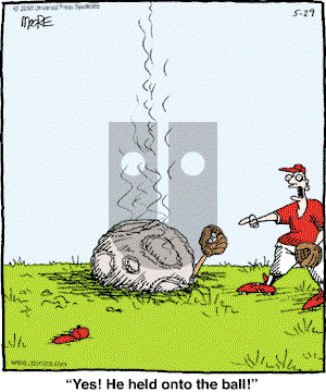 In the Bleachers - Thursday May 29, 2003 Comic Strip
