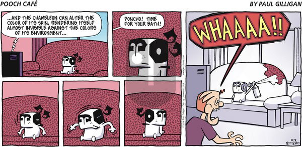 Pooch Cafe - Sunday November 9, 2014 Comic Strip