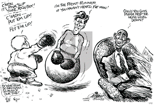 Pat Oliphant on Thursday January 12, 2012 Comic Strip