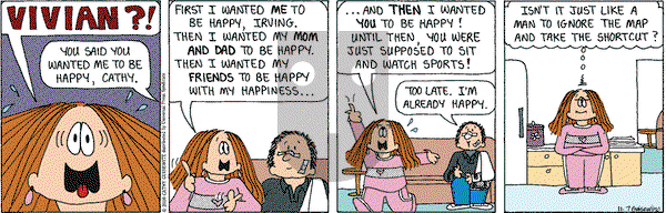 Cathy Classics on Tuesday November 7, 2000 Comic Strip