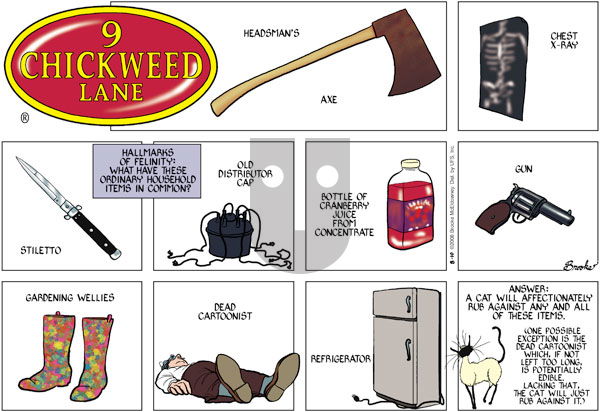 9 Chickweed Lane on Sunday August 10, 2008 Comic Strip
