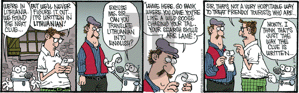 Monty on Thursday June 16, 2016 Comic Strip