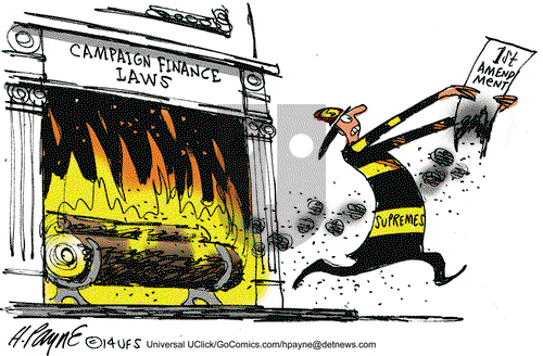 Henry Payne on Tuesday April 8, 2014 Comic Strip