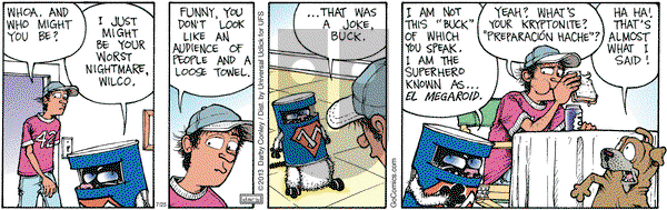 Get Fuzzy on Thursday July 25, 2013 Comic Strip
