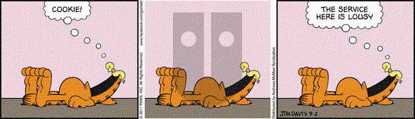 Garfield - Saturday September 2, 2017 Comic Strip