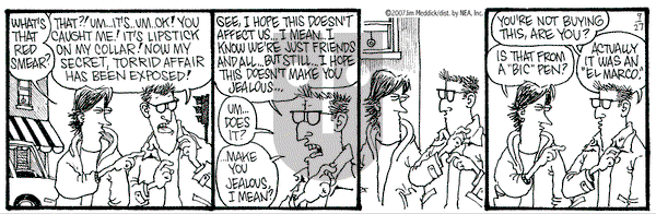 Monty on Thursday September 27, 2007 Comic Strip