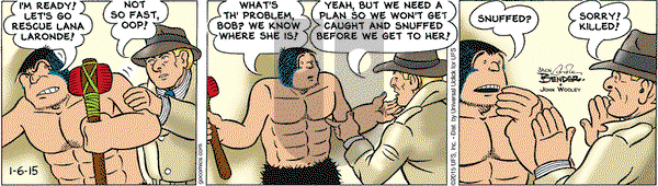 Alley Oop on Tuesday January 6, 2015 Comic Strip