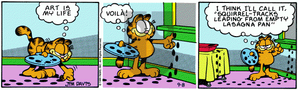 Garfield on Friday September 8, 1989 Comic Strip