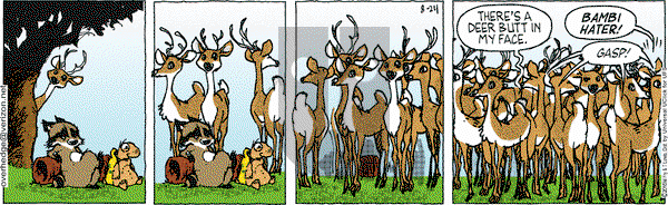 Over the Hedge on Monday August 24, 2015 Comic Strip