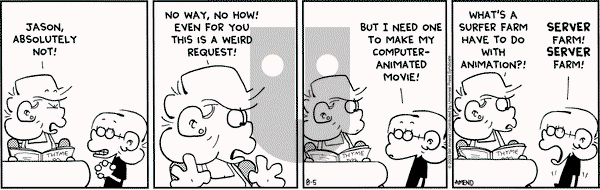 FoxTrot on Tuesday August 5, 2003 Comic Strip