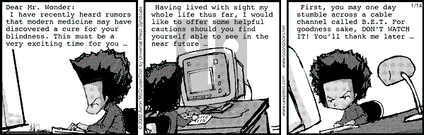 The Boondocks on Friday August 17, 2007 Comic Strip