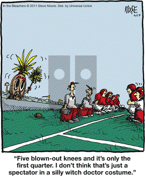 In the Bleachers on Thursday October 27, 2011 Comic Strip