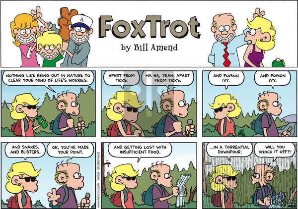 FoxTrot - Sunday August 16, 2015 Comic Strip