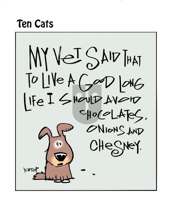 Ten Cats on Saturday April 26, 2025 Comic Strip