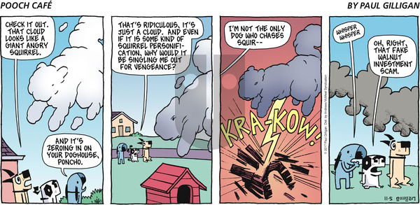 Pooch Cafe on Sunday November 5, 2017 Comic Strip