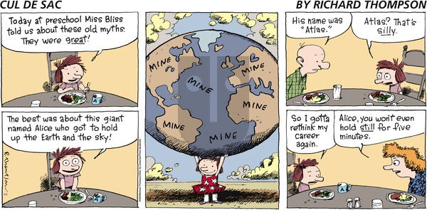 Cul de Sac - Sunday May 3, 2009 Comic Strip