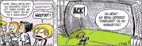 Cleats - Thursday February 20, 2003 Comic Strip