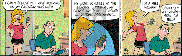 Luann on Monday June 14, 2010 Comic Strip