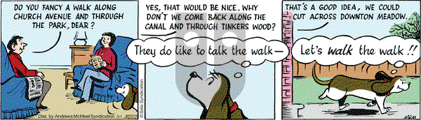 Fred Basset on Wednesday March 1, 2017 Comic Strip