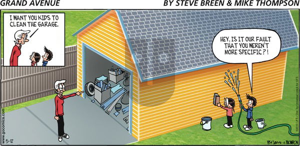 Grand Avenue on Sunday May 12, 2013 Comic Strip