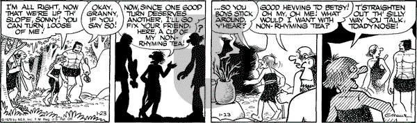 Alley Oop on Tuesday January 23, 1979 Comic Strip