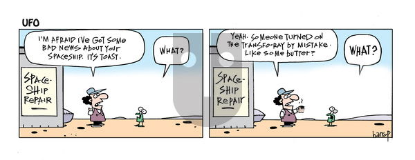 UFO on Tuesday April 1, 2025 Comic Strip