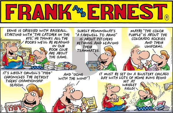 Frank and Ernest on Sunday April 7, 2019 Comic Strip