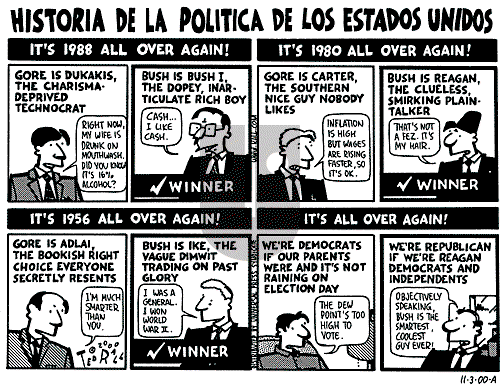 Ted Rall on Friday November 3, 2000 Comic Strip