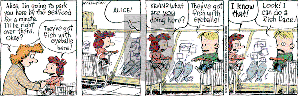 Cul de Sac on Thursday April 7, 2011 Comic Strip