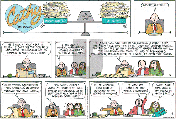 Cathy Classics - Sunday April 15, 2007 Comic Strip