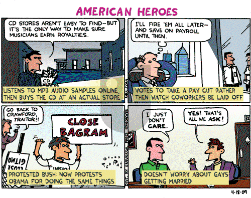 Ted Rall on Saturday April 18, 2009 Comic Strip