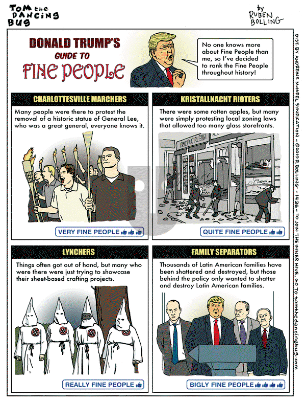 Tom the Dancing Bug on Friday May 3, 2019 Comic Strip