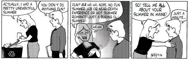 Luann on Tuesday September 26, 2000 Comic Strip