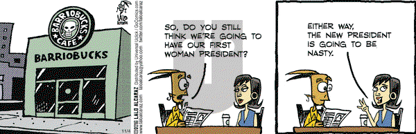 La Cucaracha on Friday November 4, 2016 Comic Strip
