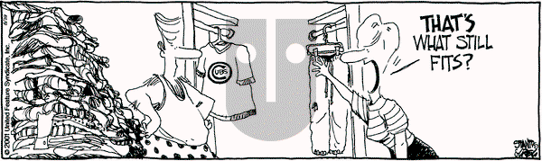 The Buckets on Wednesday August 29, 2001 Comic Strip